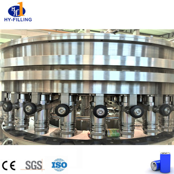 18-4 Model 6000cph Automatic Beer Can Filling Capping Machines Aluminum Tin Canning Sealing Equipment 