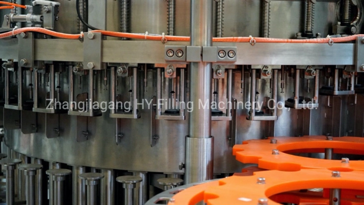 آلة تعبئة المشروبات الزجاجية الأوتوماتيكية Hy-Filling 2000-36000bph 500ml